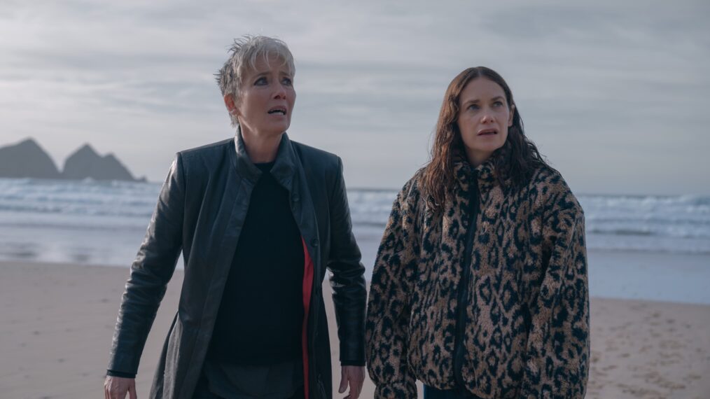 Emma Thompson as Zoë Boehm and Ruth Wilson as Sarah Tucker — 'Down Cemetery Road'