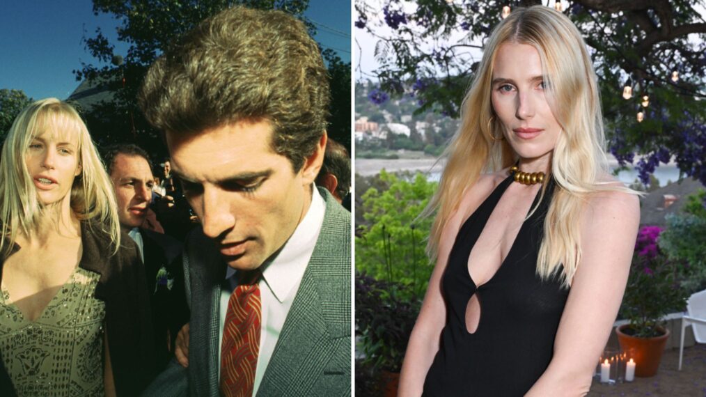 Daryl Hannah with former boyfriend John F. Kennedy Jr. (1960 - 1999) at Edward Kennedy Jr.'s wedding on Block Island, Rhode Island, Dree Hemingway at the Isabel Marant & NET-A-PORTER dinner held at the Oliver House on May 29, 2025