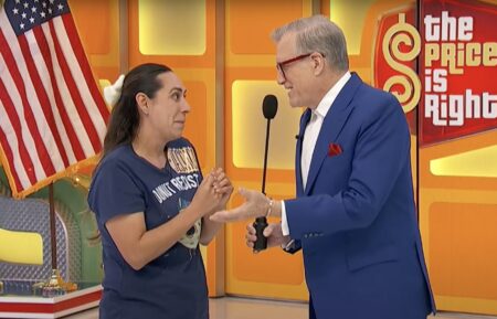 Drew Carey and PIR contestant