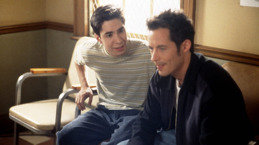 Justin Long as Warren Cheswick and Tom Cavanagh as Ed Stevens in 'Ed'