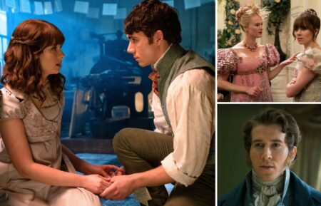Claudia Jessie and Calam Lynch in Season 2; Jessica Madsen and Claudia Jessie in Season 3; Chris Fulton as Phillip in 'Bridgerton' Season 1