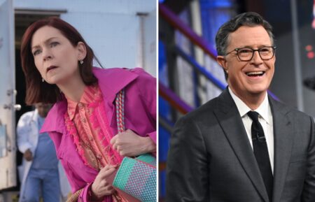 Carrie Preston in 'Elsbeth' Season 2; Stephen Colbert on 'The Late Show'