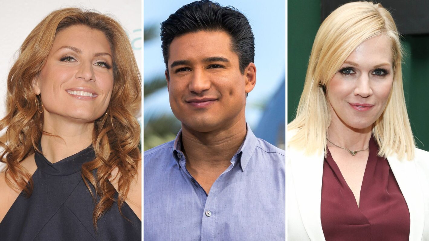 Genevieve Gorder, Mario Lopez, and Jennie Garth