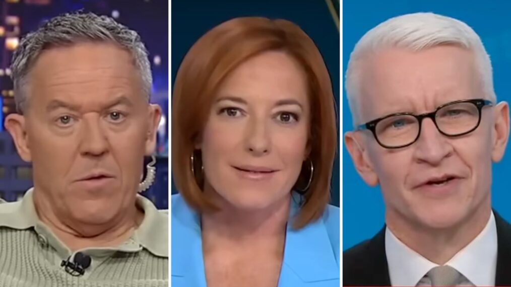 Greg Gutfeld, Jen Psaki, Anderson Cooper