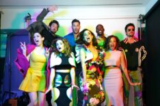 Chyler Leigh, Will Kemp, Holland Roden, Luke Macfarlane, Erin Cahill, BJ Britt, Heather Hemmens, and Tyler Hynes — Hallmark at San Diego Comic-Con 2025