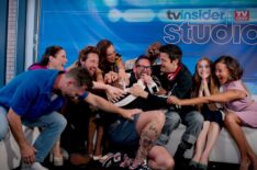 Luke Macfarlane, Chyler Leigh, Will Kemp, Erin Cahill, B.J. Britt, Tyler Hynes, Holland Roden, Heather Hemmens, and Damian Holbrook at San Diego Comic-Con
