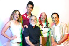 Erika Henningsen, Amir Talai, Executive Producer Vivienne Medrano, Brandon Rogers, and Richard Horvitz — Hazbin Hotel and Helluva Boss at San Diego Comic-Con 2025