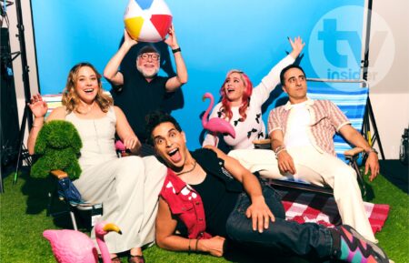 Erika Henningsen, Amir Talai, Executive Producer Vivienne Medrano, Brandon Rogers, and Richard Horvitz — Hazbin Hotel and Helluva Boss at San Diego Comic-Con 2025