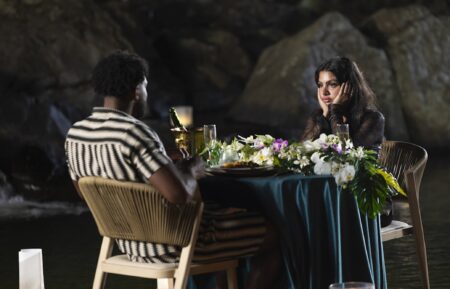 Chris Seeley, Huda Mustafa in LOVE ISLAND USA -- Episode 736
