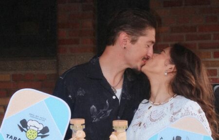 Hunter Fieri and Tara Bernstein at her bridal shower