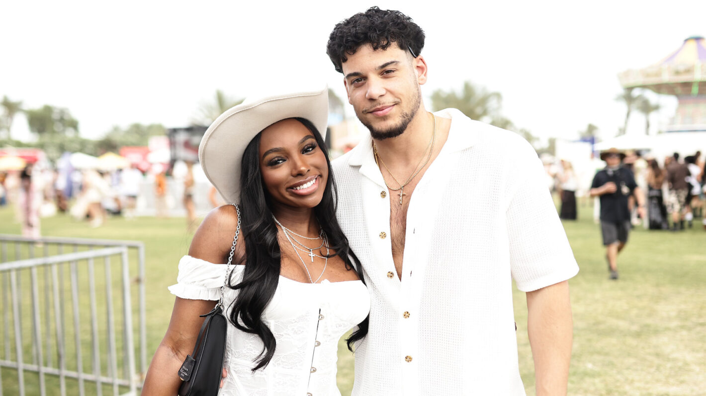 Jana Craig and Kenny Rodriguez attend Revolve Festival 2025 at Cavallo Ranch on April 12, 2025 in Thermal, California.