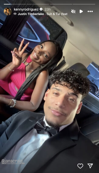 JaNa Craig and Kenny Rodriguez together on July 26.