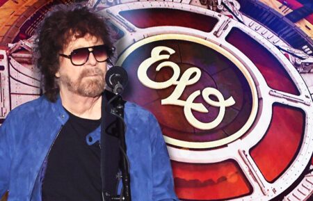 NEW YORK, NY - APRIL 07: 2017 Inductee Jeff Lynne (L) of ELO performs onstage at the 32nd Annual Rock & Roll Hall Of Fame Induction Ceremony at Barclays Center on April 7, 2017 in New York City. The event will broadcast on HBO Saturday, April 29, 2017 at 8:00 pm ET/PT