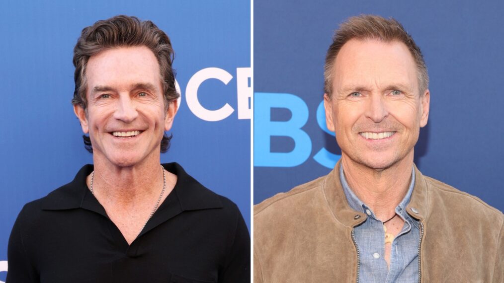 Jeff Probst (L), Phil Keoghan (R)
