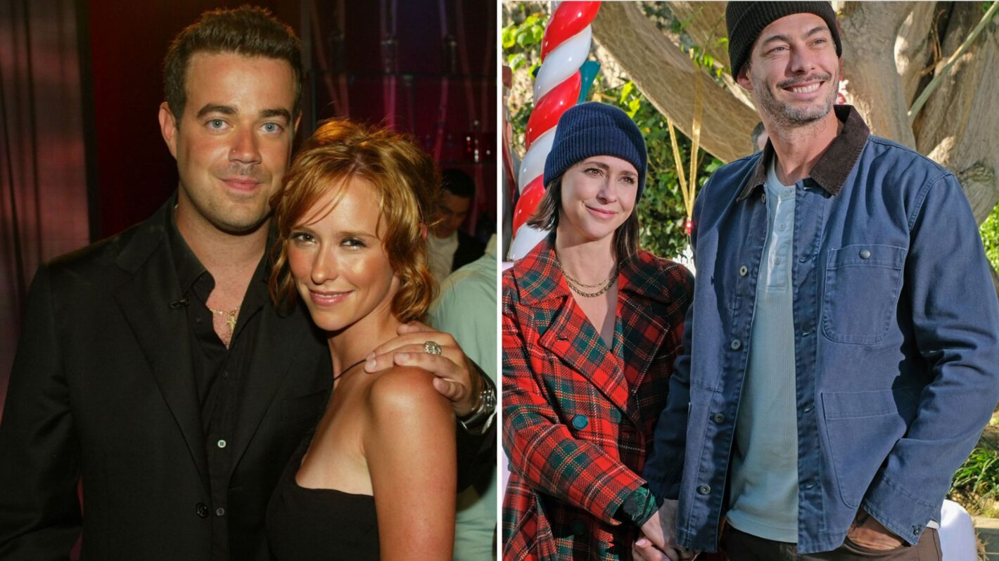 Jennifer Love Hewitt with Carson Daly and Brian Hallisay
