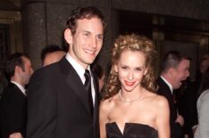 Patrick Wilson with Jennifer Love Hewitt arriving at the American Theatre Wing's 55th Annual Antoinette Perry Tony Awards