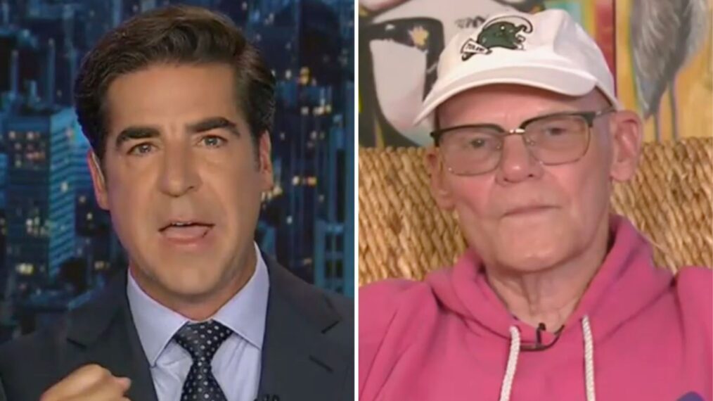 Jesse Watters and James Carville