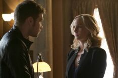 Joseph Morgan as Klaus and Candice King as Caroline in 'The Originals'
