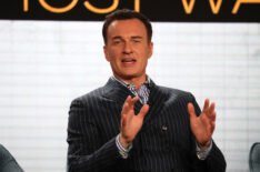 Julian McMahon of 'FBI: The Most Wanted' speaks during the CBS segment of the 2020 Winter TCA Press Tour