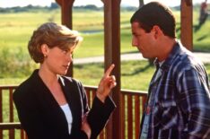 Julie Bowen, Adam Sandler in 'Happy Gilmore'