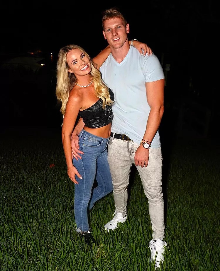Juliette Porter and Sam Logan