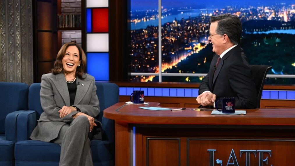 Kamala Harris on 'The Late Show With Stephen Colbert'