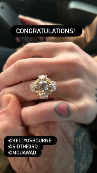 Kelly Osbourne's engagement ring