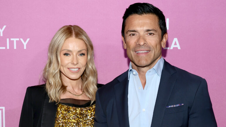 Kelly Ripa and Mark Consuelos attend Family Equality's Night at the Pier at Pier Sixty at Chelsea Piers