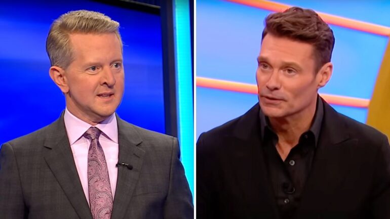 Ken Jennings and Ryan Seacrest