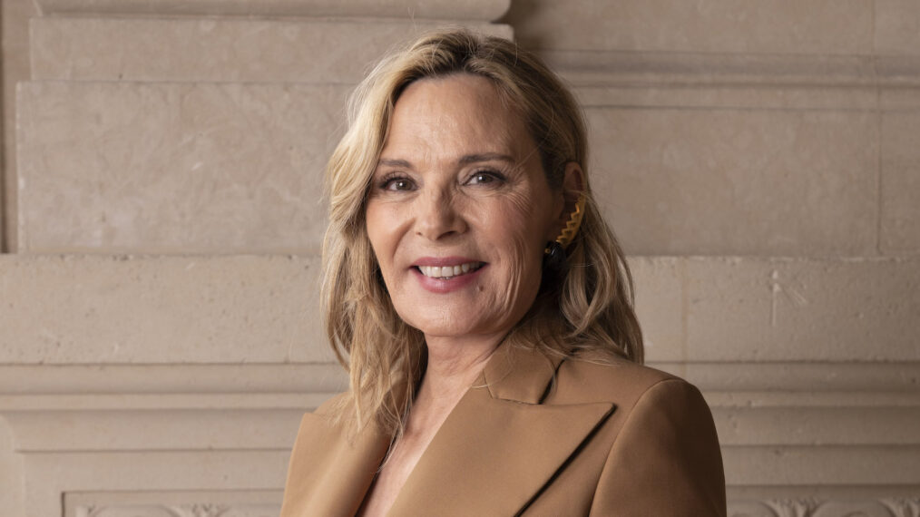 Kim Cattrall attends the Nina Ricci Womenswear Fall/Winter 2025-2026 show as part of Paris Fashion Week on March 07, 2025 in Paris, France.