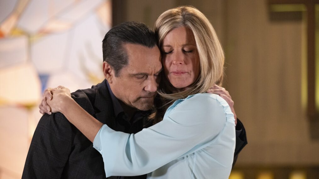 Maurice Benard and Laura Wright as Sonny and Carly on 'General Hospital'