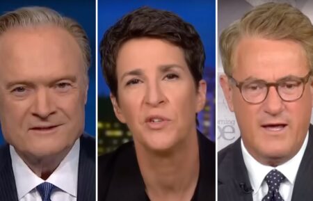 Lawrence O'Donnell, Rachel Maddow, Joe Scarborough