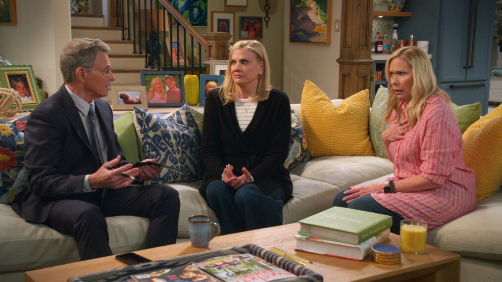 Tim Daly as Andrew, Kristen Johnston as Carol and Leanne Morgan — 'Leanne'