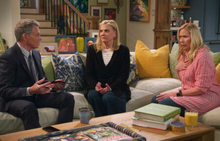 Tim Daly as Andrew, Kristen Johnston as Carol and Leanne Morgan — 'Leanne'
