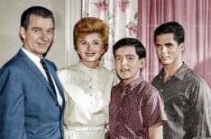 Hugh Beaumont, Barbara Billingsley, Jerry Mathers, Tony Dow in Leave It To Beaver