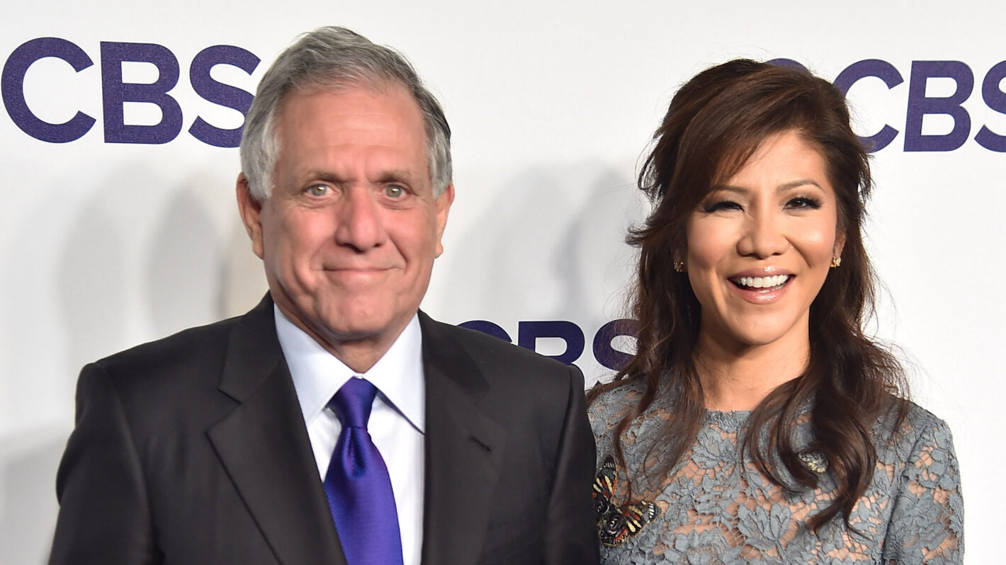 Les Moonves and Julie Chen Moonves at the 2017 CBS Upfront on May 17, 2017 in New York City.