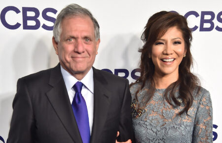Les Moonves and Julie Chen Moonves at the 2017 CBS Upfront on May 17, 2017 in New York City.