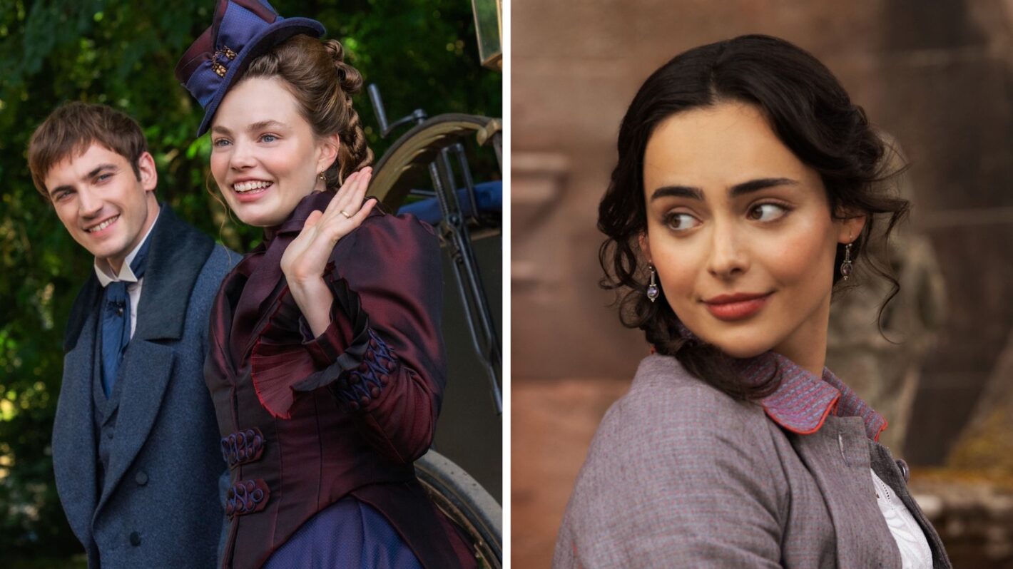 Nan and Theo (L) and Lizzy (R) in the Buccaneers Season 2
