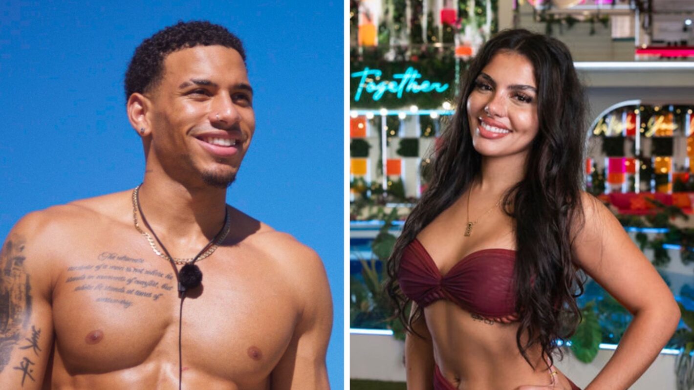 Louis Russell in Too Hot to Handle and Huda Mustafa in Love Island USA
