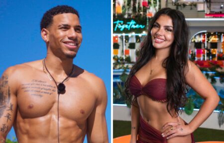 Louis Russell in Too Hot to Handle and Huda Mustafa in Love Island USA