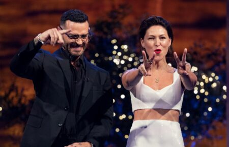 Matt Willis, Emma Willis in 'Love Is Blind: UK' Season 1