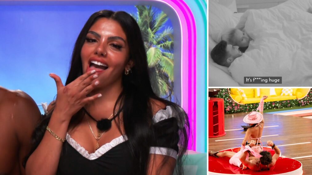 Huda Mustafa in 'Love Island USA' Season 7; Molly Mae and Tommy Fury on 'Love Island UK'; Nicolas “Nic” Vansteenberghe and Cierra Ortega in Love Island USA Season 7