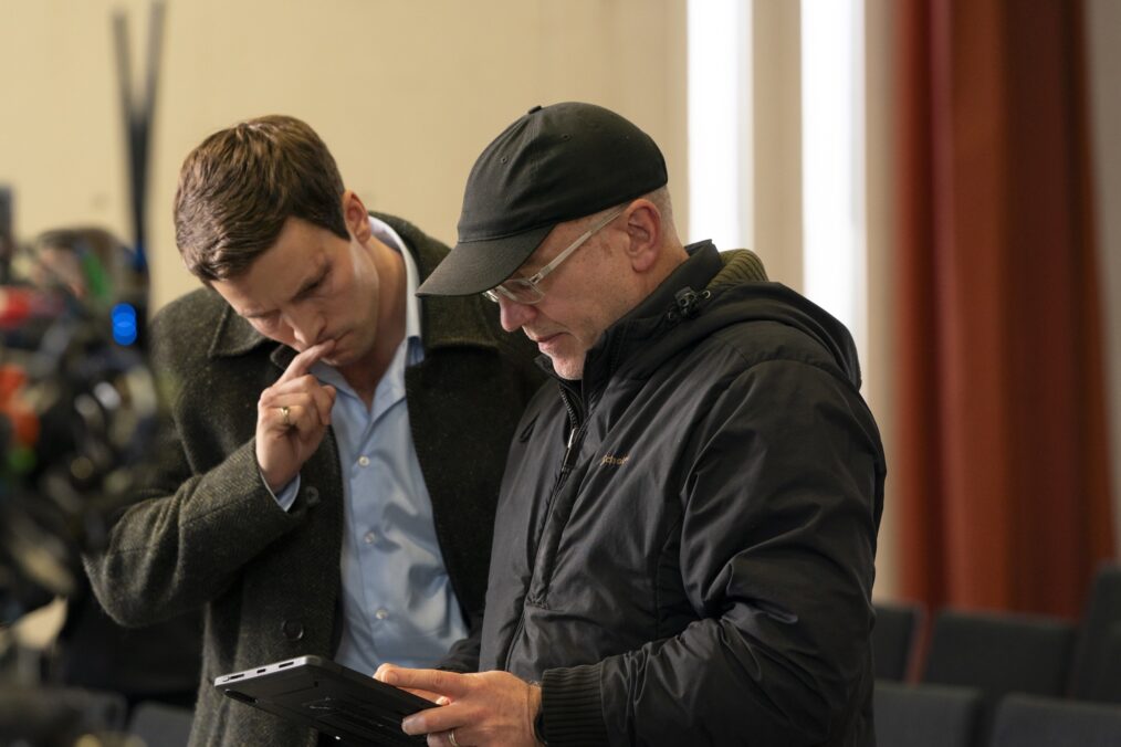Leo Suter (DI Thomas Lynley) and Edward Bazalgette (director) — 'Lynley'