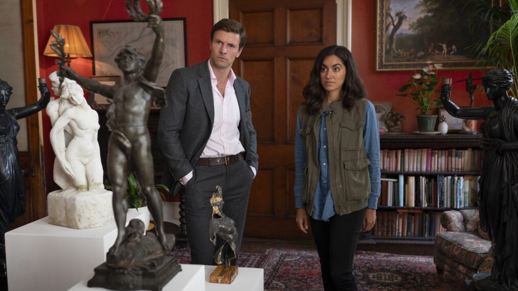 Leo Suter (DI Thomas Lynley) and Sofia Barclay (DS Barbara Havers) — 'Lynley'