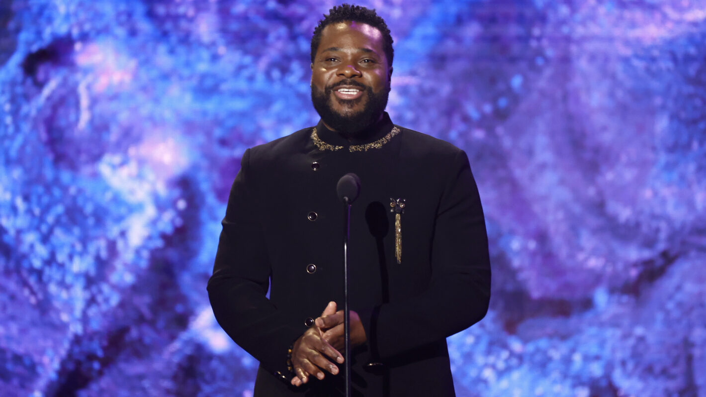 Malcolm-Jamal Warner speaks onstage during the 65th GRAMMY Awards
