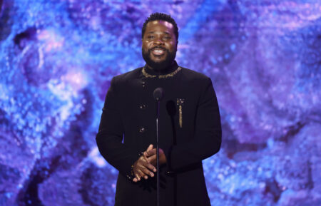 Malcolm-Jamal Warner speaks onstage during the 65th GRAMMY Awards