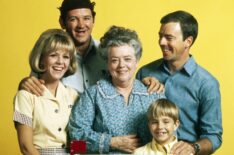 Arlene Golonka, George Lindsey, Frances Bavier, Buddy Foster, Ken Berry in Mayberry R.F.D.