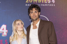 Meg Donnelly and Drake Rodger at the 'ZOMBIES 4' Premiere