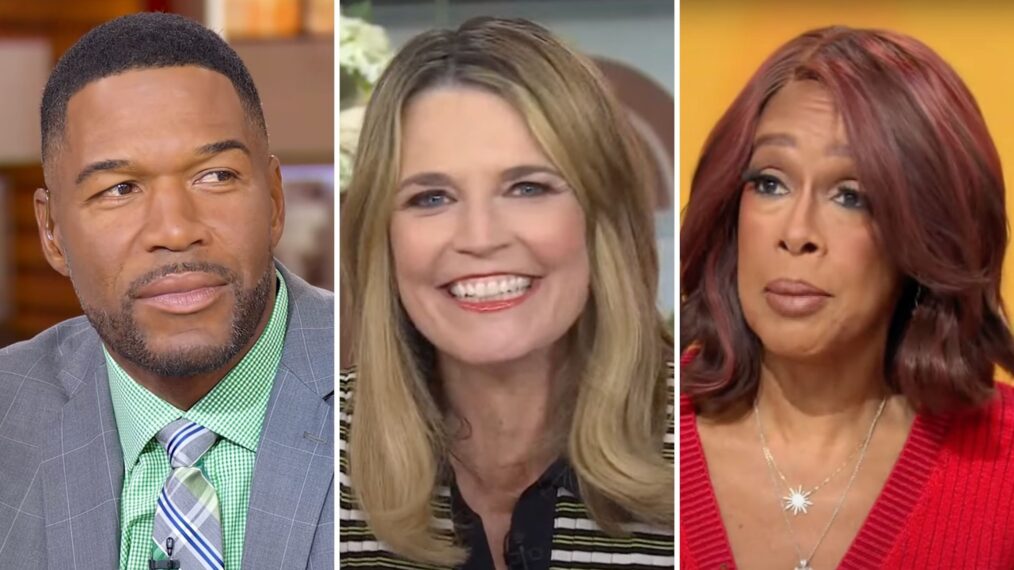 Michael Strahan, Savannah Guthrie, and Gayle King
