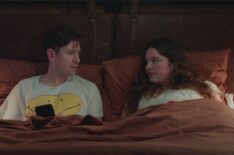 Michael Zegen and Megan Stalter in 'Too Much'
